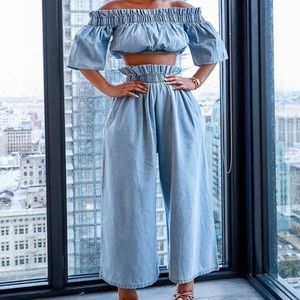 Denim Two Piece